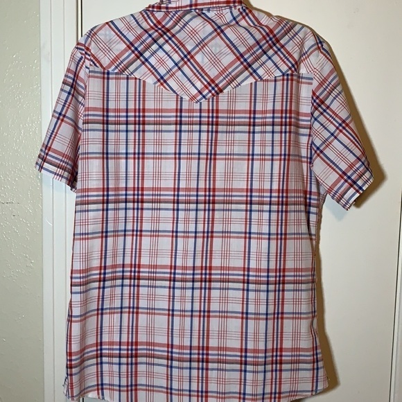 Vintage Wrangler Pearl Snap Button Down Shirt - Picture 5 of 7